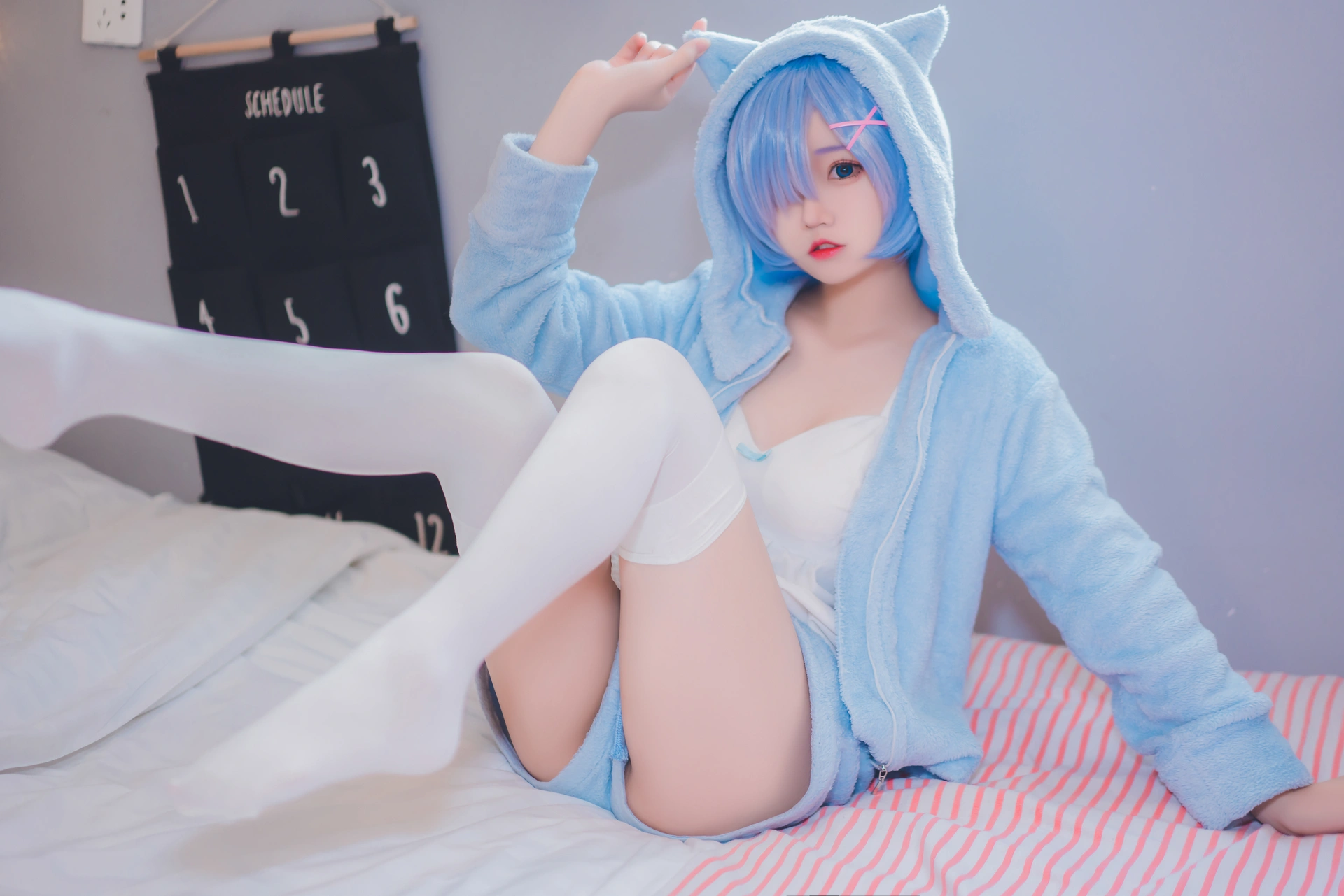 猫君君_MaoJun - NO.23 雷姆猫耳睡衣 3